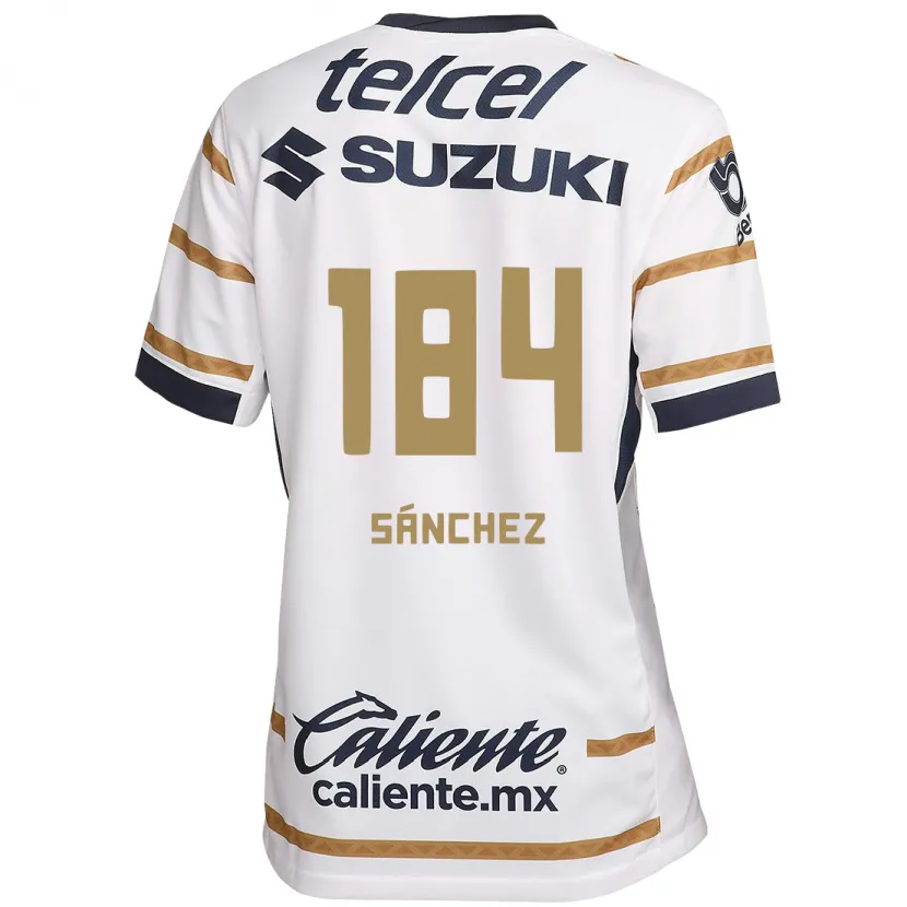 Danxen Criança Camisola Manuel Sánchez #184 Obsidiana Branca Principal 2024/25 Camisa