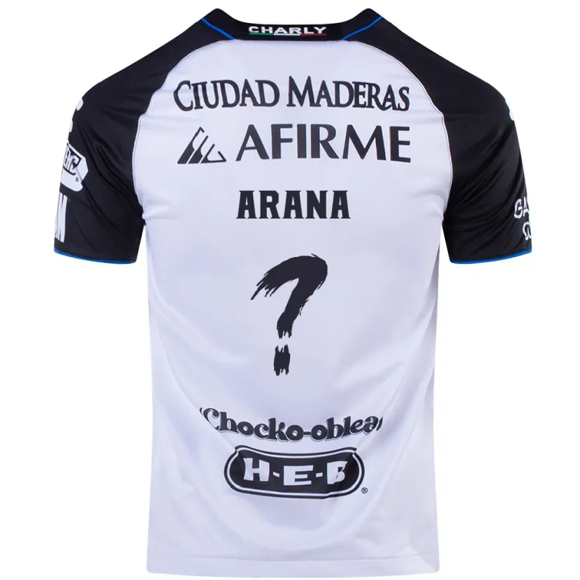 Danxen Criança Camisola Alejandro Arana #0 Preto Azul Principal 2024/25 Camisa