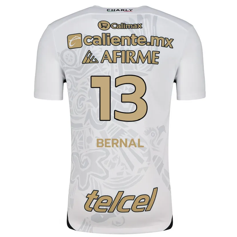 Danxen Criança Camisola Mayra Pelayo-Bernal #13 Branco Preto Alternativa 2024/25 Camisa