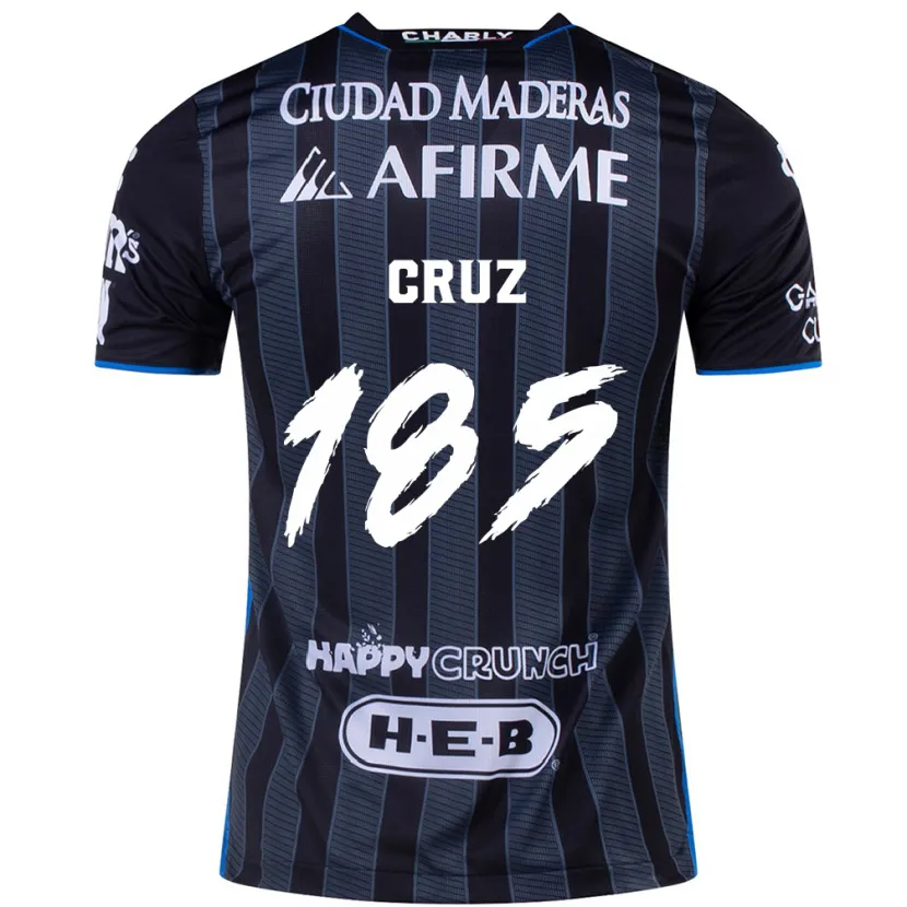 Danxen Criança Camisola Axel Cruz #185 Branco Preto Alternativa 2024/25 Camisa