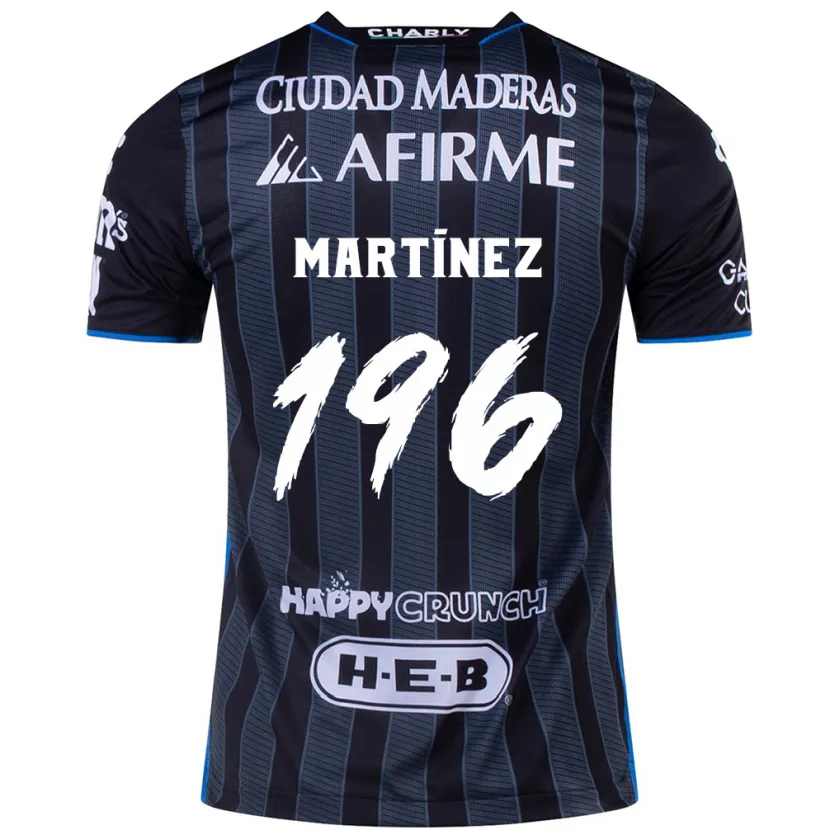Danxen Criança Camisola Diego Martínez #196 Branco Preto Alternativa 2024/25 Camisa