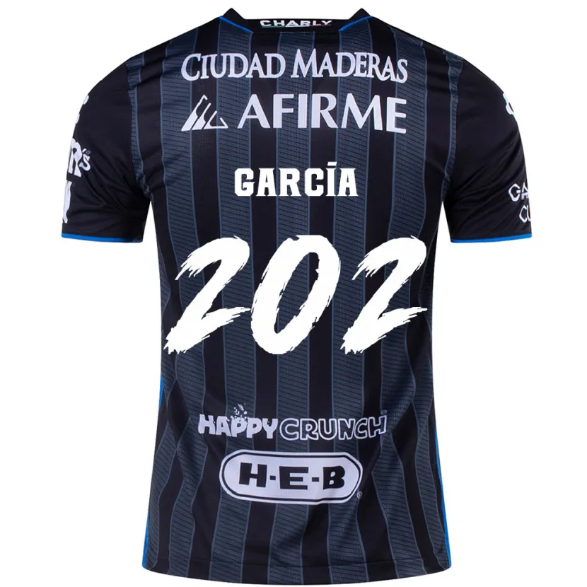 Danxen Criança Camisola Diego García #202 Branco Preto Alternativa 2024/25 Camisa
