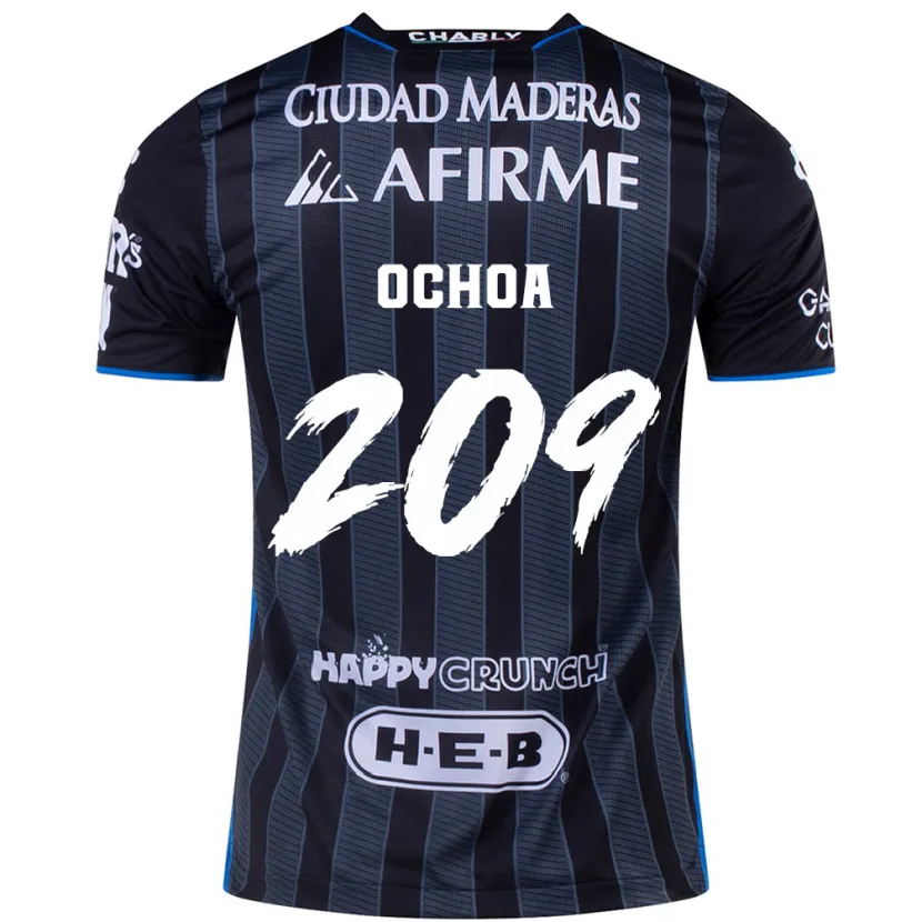 Danxen Criança Camisola José Ochoa #209 Branco Preto Alternativa 2024/25 Camisa
