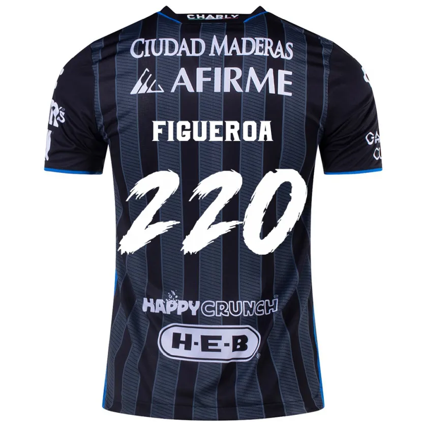 Danxen Criança Camisola Christopher Figueroa #220 Branco Preto Alternativa 2024/25 Camisa