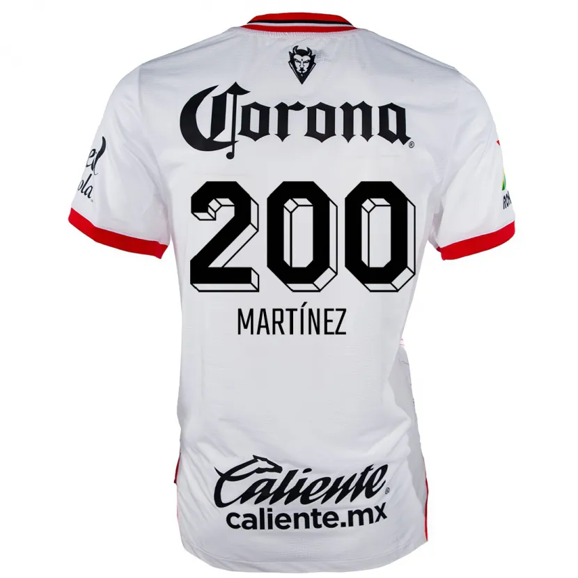 Danxen Criança Camisola Edgar Martínez #200 Branco Vermelho Alternativa 2024/25 Camisa