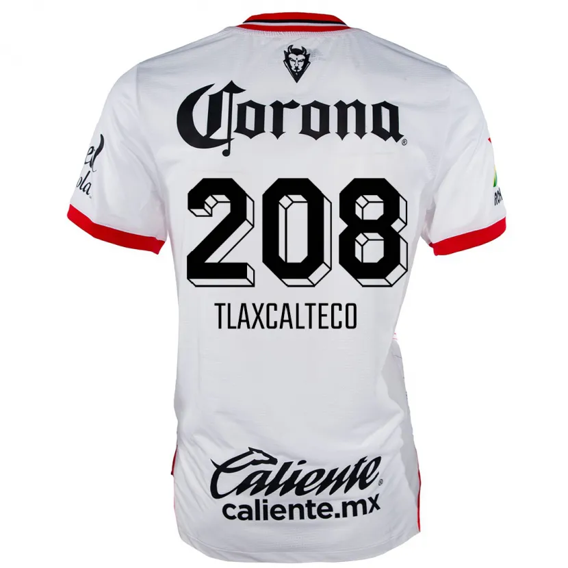 Danxen Criança Camisola Sait Tlaxcalteco #208 Branco Vermelho Alternativa 2024/25 Camisa