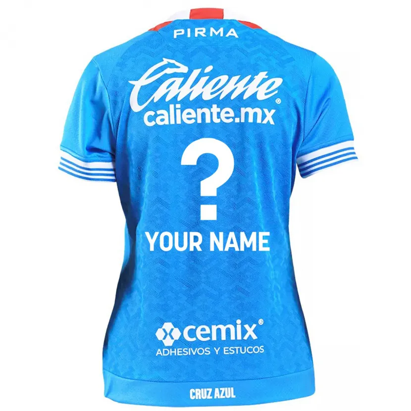 Danxen Homem Camisola Seu Nome #0 Céu Azul Principal 2024/25 Camisa
