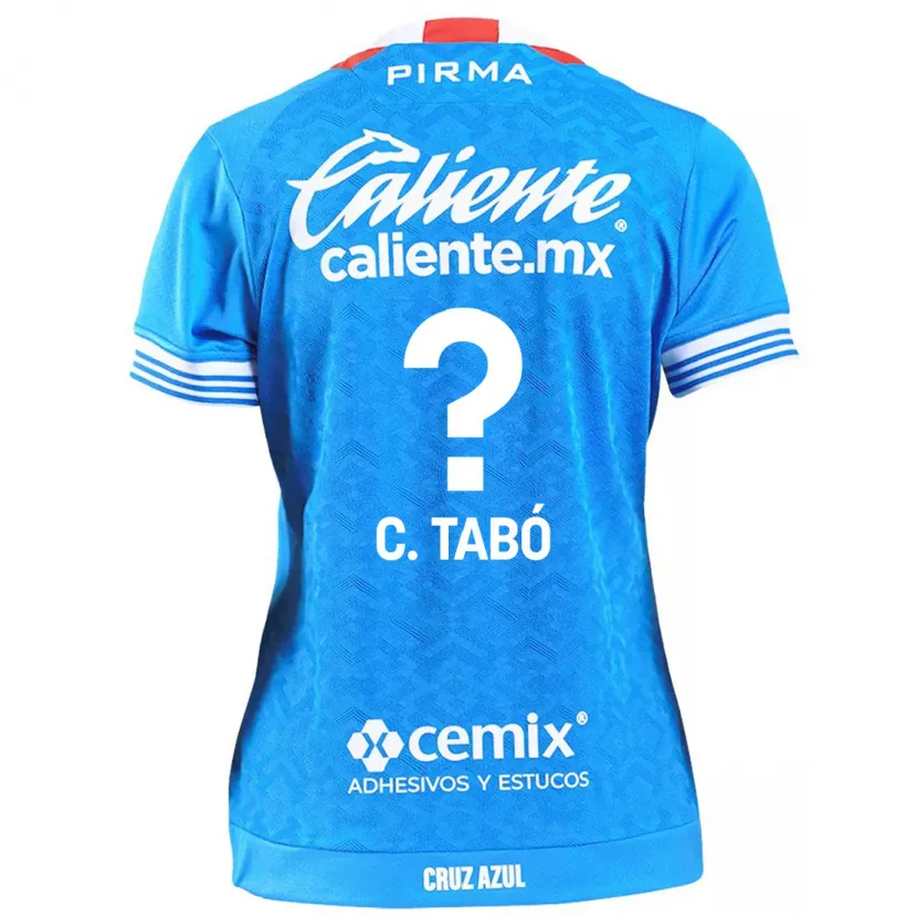 Danxen Homem Camisola Christian Tabó #0 Céu Azul Principal 2024/25 Camisa