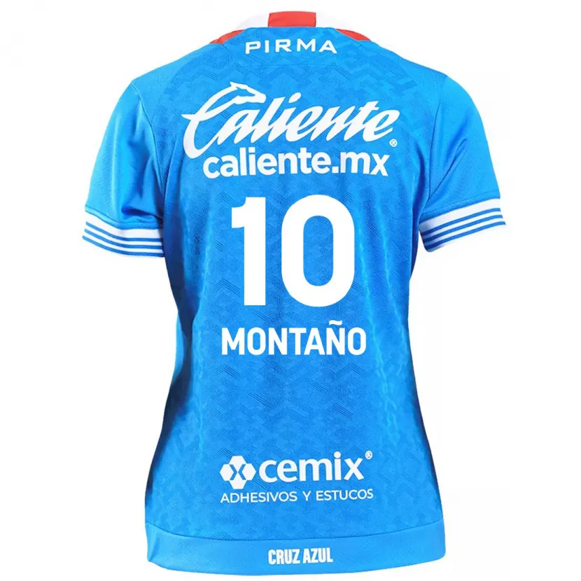 Danxen Homem Camisola Andrés Montaño #10 Céu Azul Principal 2024/25 Camisa