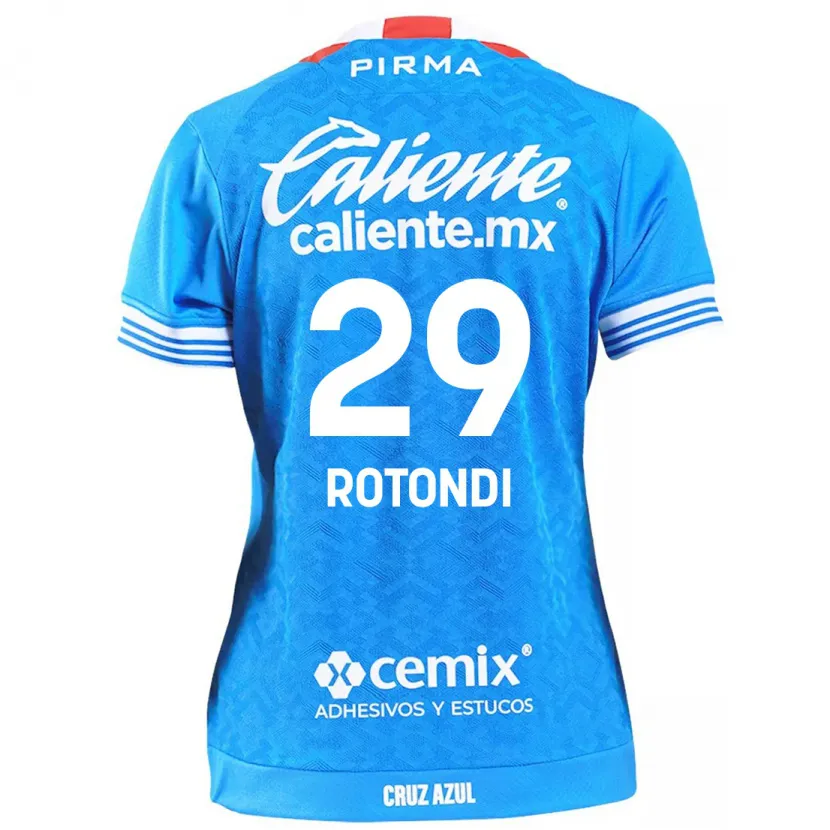 Danxen Homem Camisola Carlos Rotondi #29 Céu Azul Principal 2024/25 Camisa