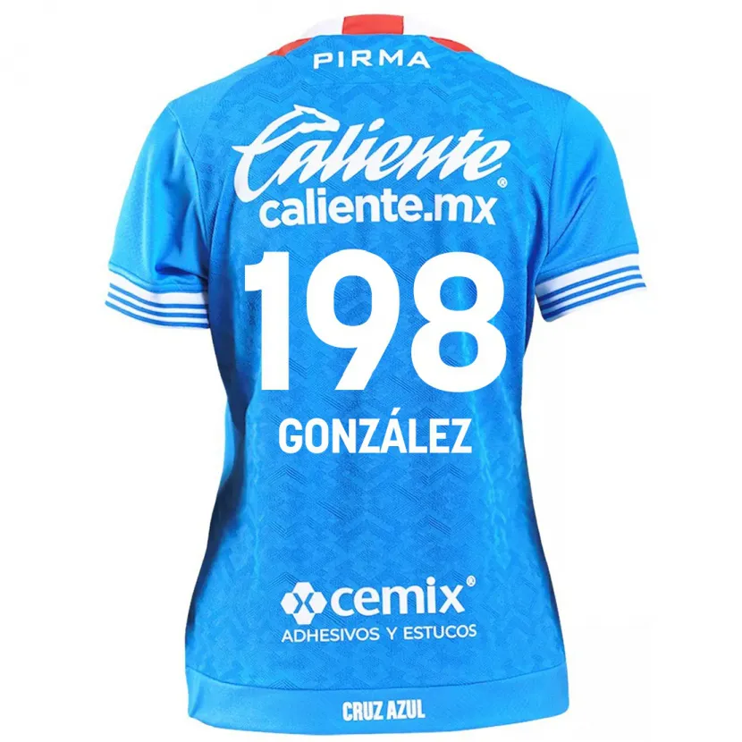 Danxen Homem Camisola Kenneth González #198 Céu Azul Principal 2024/25 Camisa