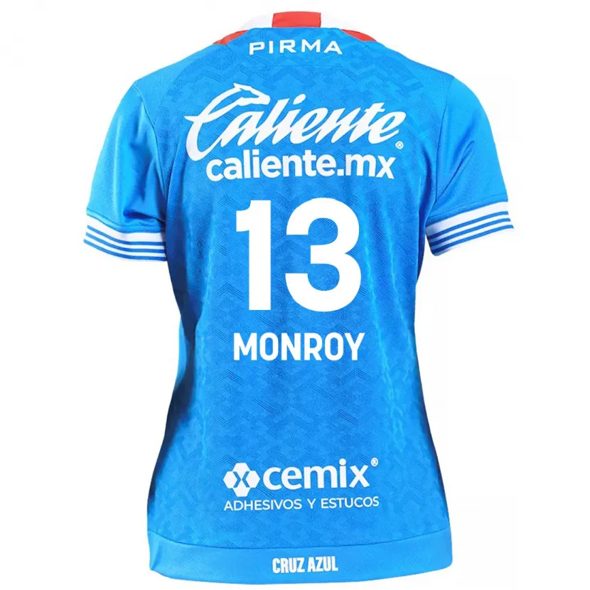 Danxen Homem Camisola Daniela Monroy #13 Céu Azul Principal 2024/25 Camisa