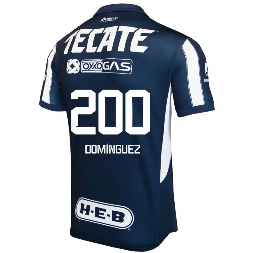 Danxen Homem Camisola Joel Domínguez #200 Azul Vermelho Branco Principal 2024/25 Camisa
