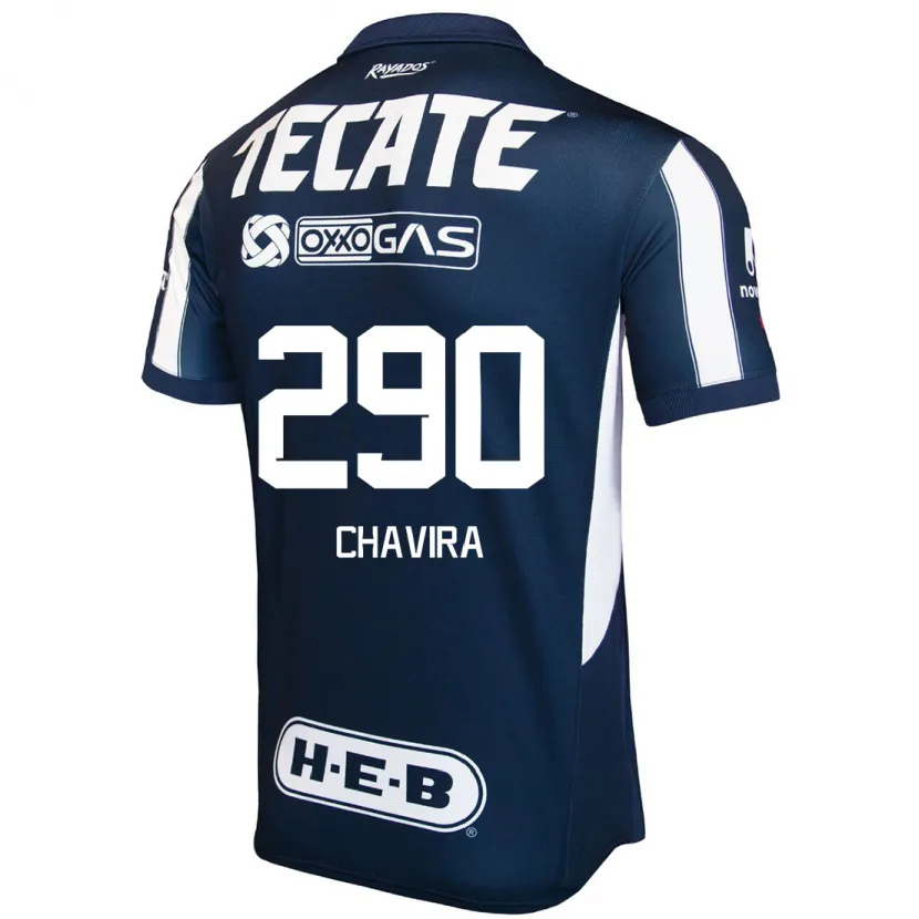 Danxen Homem Camisola Diego Chavira #290 Azul Vermelho Branco Principal 2024/25 Camisa