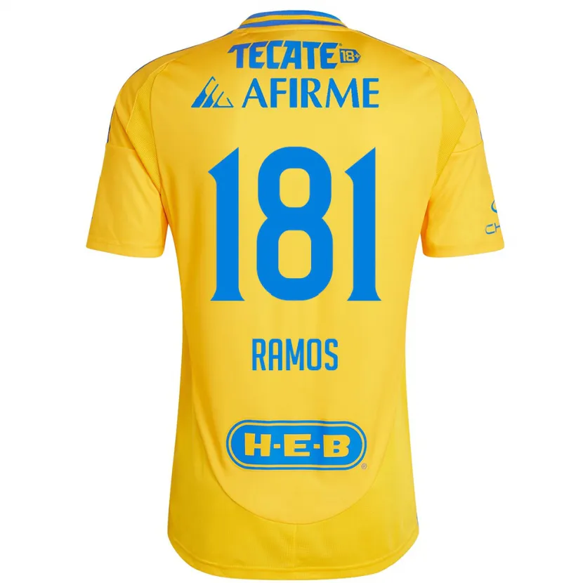 Danxen Homem Camisola Anthony Ramos #181 Ouro Amarelo Principal 2024/25 Camisa