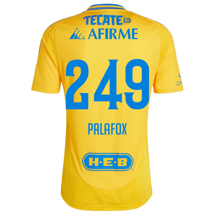 Danxen Homem Camisola José Palafox #249 Ouro Amarelo Principal 2024/25 Camisa