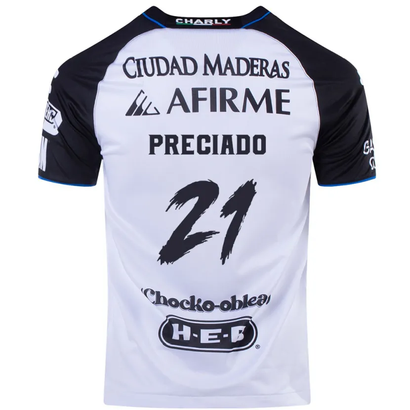 Danxen Homem Camisola Ayrton Preciado #21 Preto Azul Principal 2024/25 Camisa