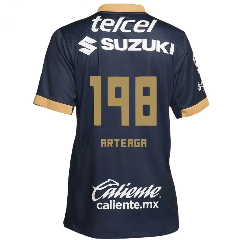 Danxen Homem Camisola Edwin Arteaga #198 Obsidiana Ouro Branco Alternativa 2024/25 Camisa