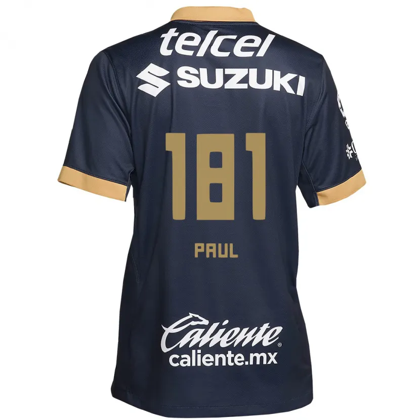 Danxen Homem Camisola Miguel Paul #181 Obsidiana Ouro Branco Alternativa 2024/25 Camisa
