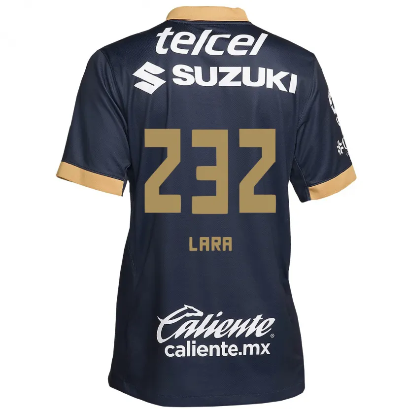 Danxen Homem Camisola Pablo Lara #232 Obsidiana Ouro Branco Alternativa 2024/25 Camisa