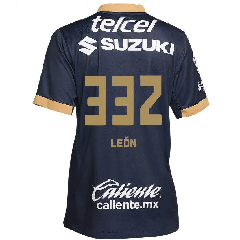 Danxen Homem Camisola Andryk León #332 Obsidiana Ouro Branco Alternativa 2024/25 Camisa