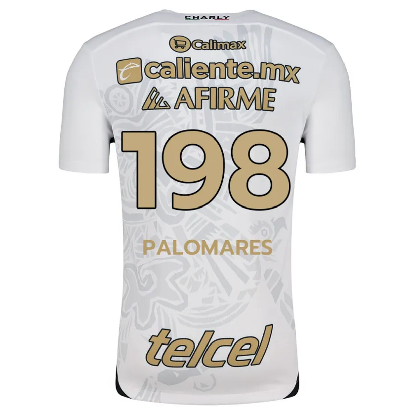 Danxen Homem Camisola Ramón Palomares #198 Branco Preto Alternativa 2024/25 Camisa