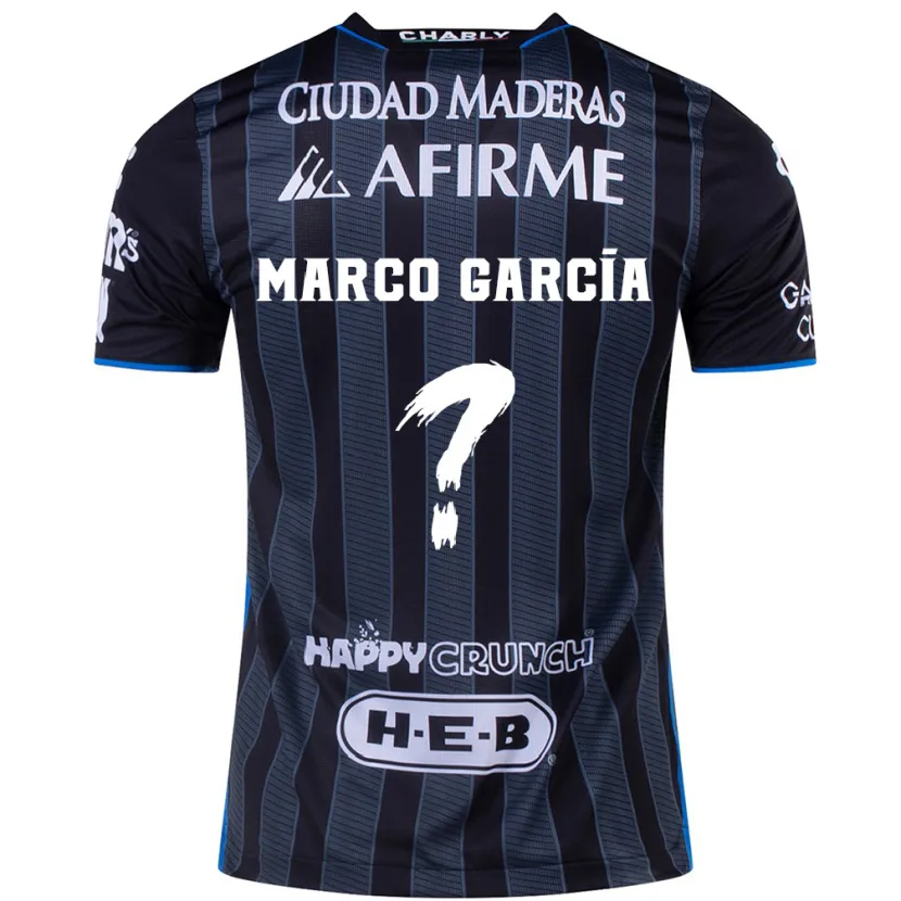 Danxen Homem Camisola Marco García #0 Branco Preto Alternativa 2024/25 Camisa