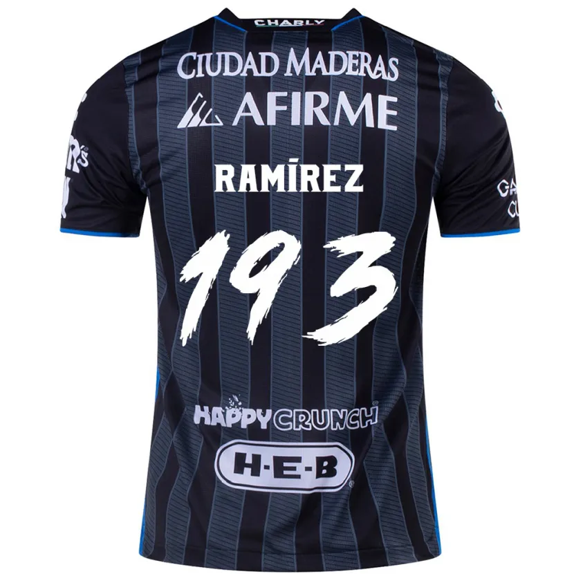 Danxen Homem Camisola Ángel Ramírez #193 Branco Preto Alternativa 2024/25 Camisa