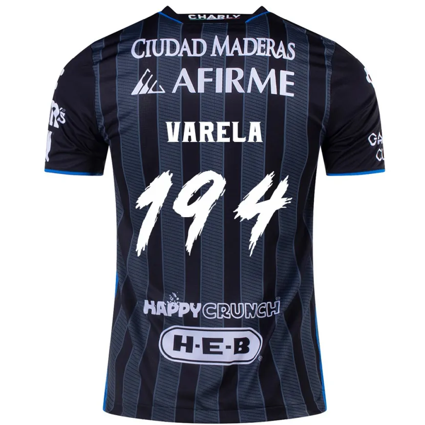 Danxen Homem Camisola José Varela #194 Branco Preto Alternativa 2024/25 Camisa
