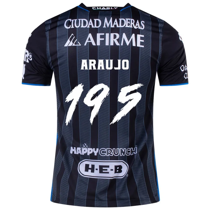 Danxen Homem Camisola Diego Araujo #195 Branco Preto Alternativa 2024/25 Camisa