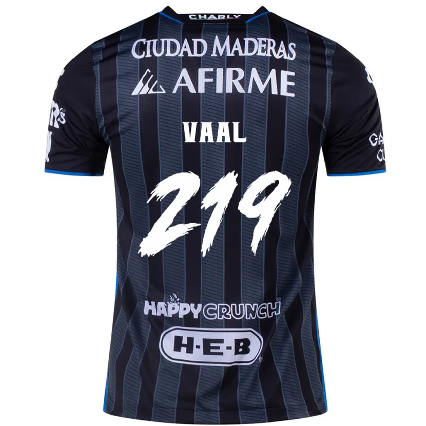 Danxen Homem Camisola Jonathan Vaal #219 Branco Preto Alternativa 2024/25 Camisa
