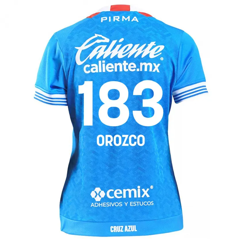 Danxen Mulher Camisola Fabrizzio Orozco #183 Céu Azul Principal 2024/25 Camisa