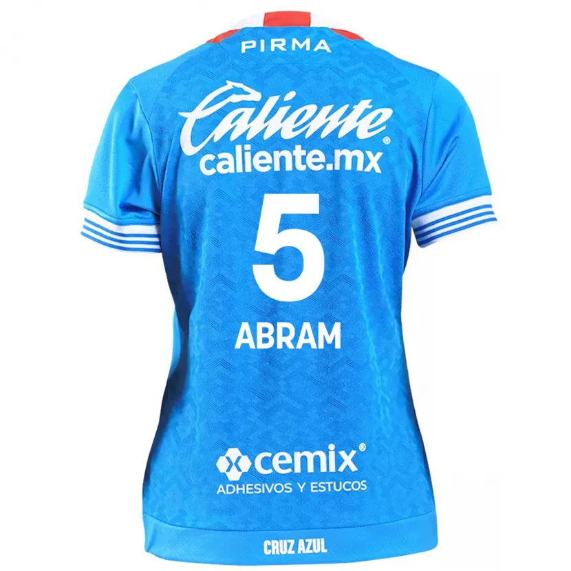 Danxen Mulher Camisola Luis Abram #5 Céu Azul Principal 2024/25 Camisa