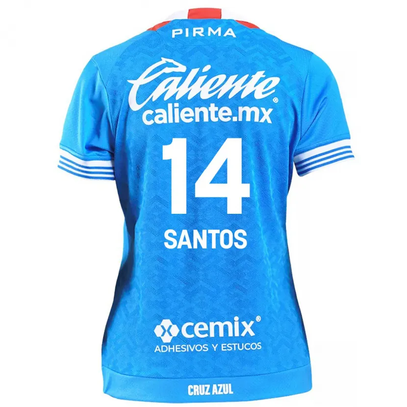 Danxen Mulher Camisola Eleisa Santos #14 Céu Azul Principal 2024/25 Camisa