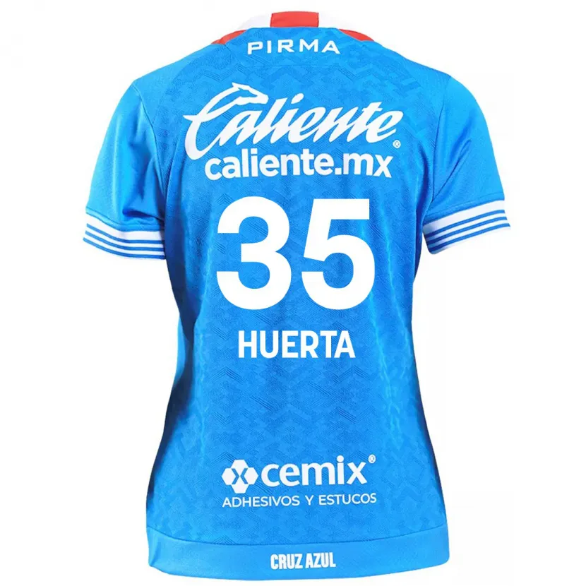 Danxen Mulher Camisola Renata Huerta #35 Céu Azul Principal 2024/25 Camisa