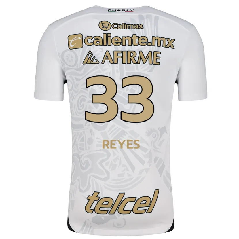 Danxen Mulher Camisola Jazmín Reyes #33 Branco Preto Alternativa 2024/25 Camisa