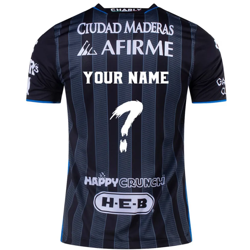 Danxen Mulher Camisola Seu Nome #0 Branco Preto Alternativa 2024/25 Camisa