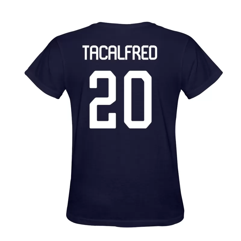 Homem Mickael Tacalfred #20 Azul Escuro Design De Camiseta Camisola